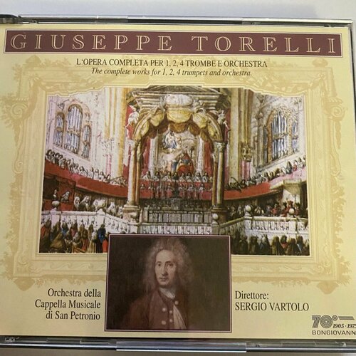 Audio CD Giuseppe Torelli Integrale Di Sonate Sinfonie E Concerti Con 1 2 And 4 3 CD 12150₽
