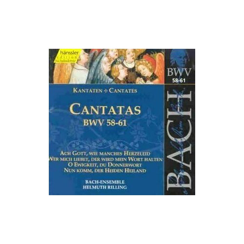 AUDIO CD BACH, J.S: Cantatas, BWV 58-61