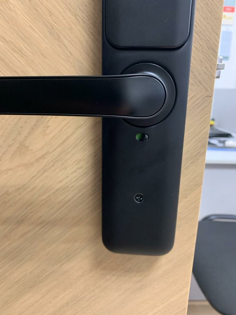 Умный замок с биометрической защитой для входных межкомнатных дверей Smart Handle Lock F3 — фото 18
