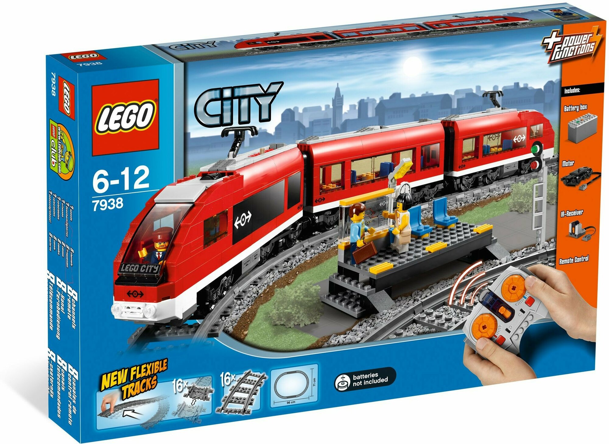 Конструктор LEGO City 7938 Пассажирский поезд, 669 дет.