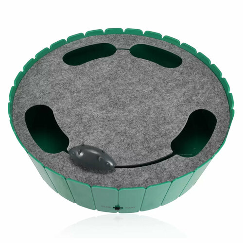 Игрушка для кошек интерактивная SkyRus "Burrow Mouse", зелёная