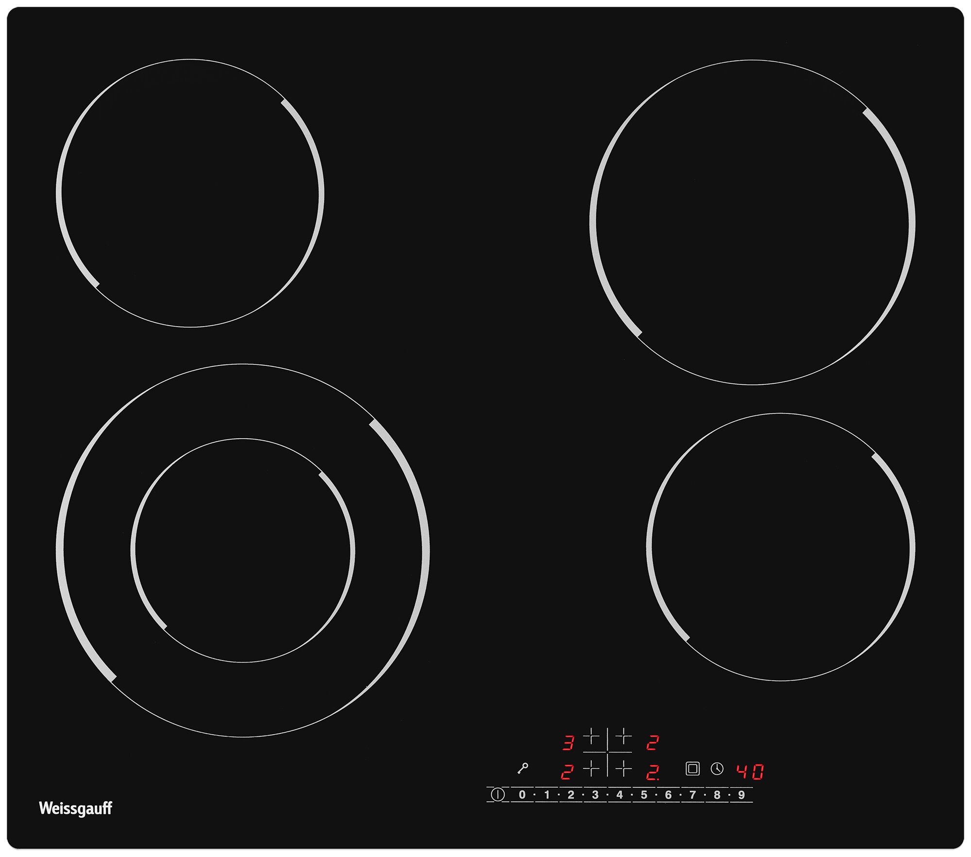 Электрическая варочная панель Weissgauff HV 641 BS