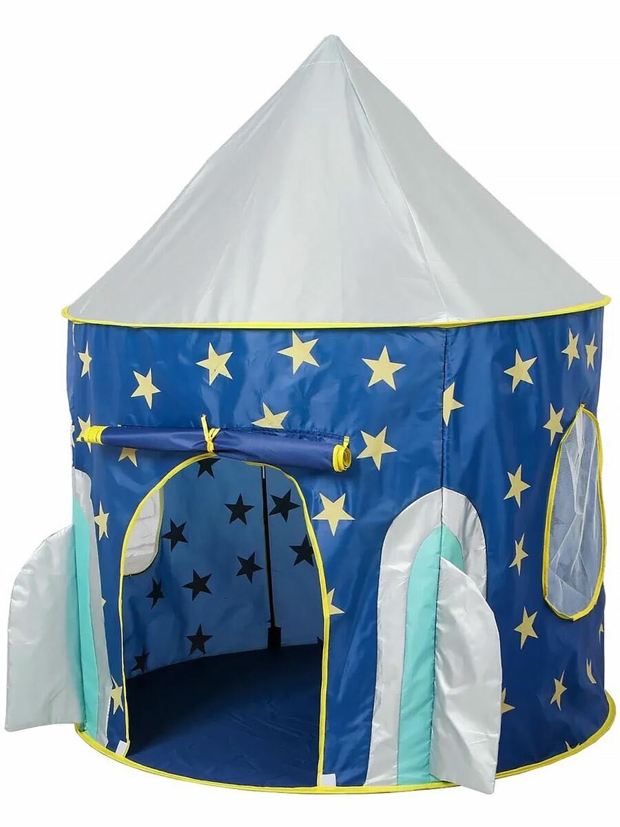 Палатка детская игровая Ракета 105х105х135 см, K-2057B