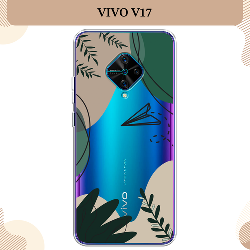 Силиконовый чехол Secret Garden на Vivo V17/Y9s / Виво V17, прозрачный силиконовый чехол на vivo v17 виво v17 прозрачный