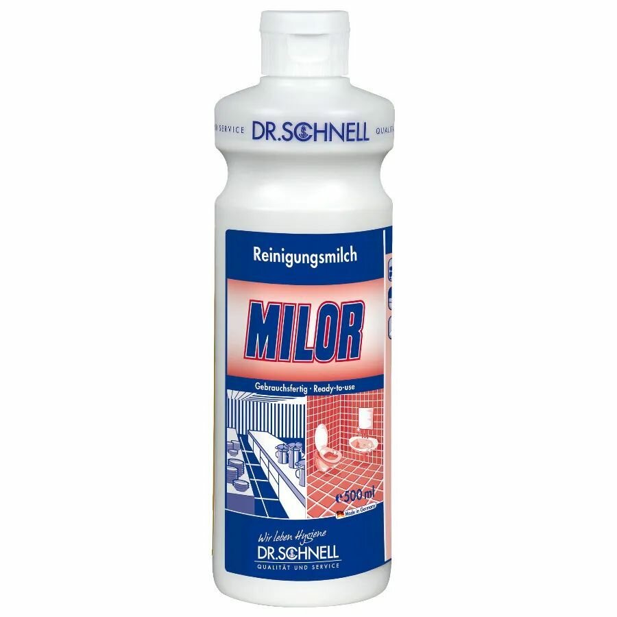 MILOR / Милор 500 мл Мягкое абразивное средство с гранулами из частиц мрамора