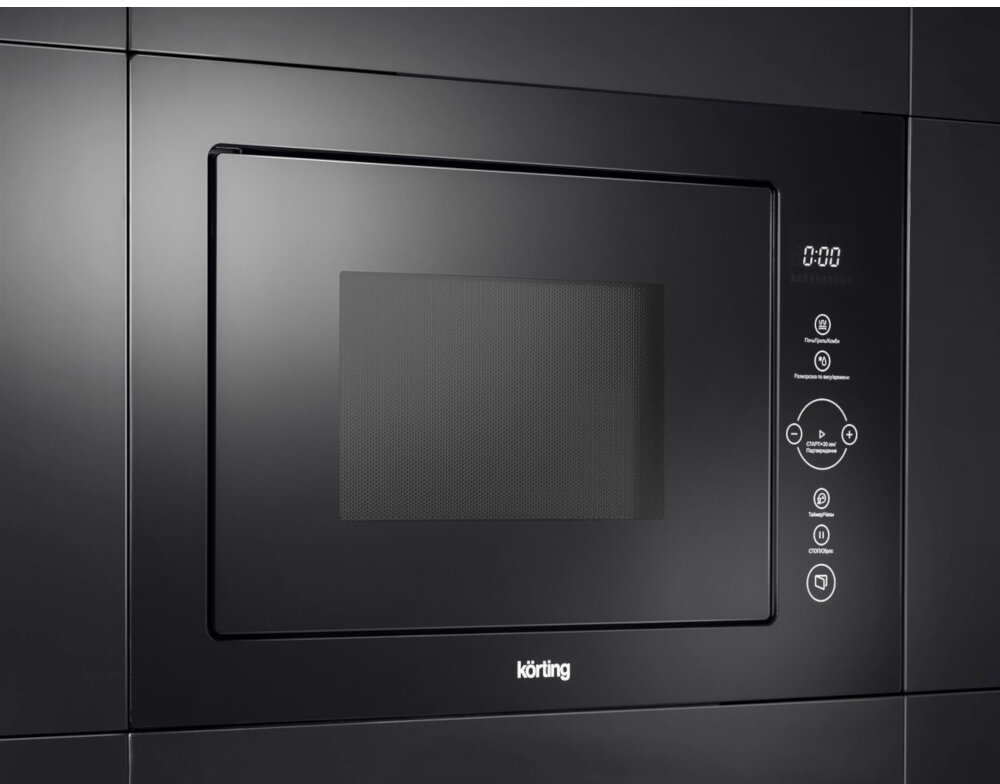 Встраиваемая микроволновая печь KORTING KMI 825 TGN, официальная гарантия — фото 1