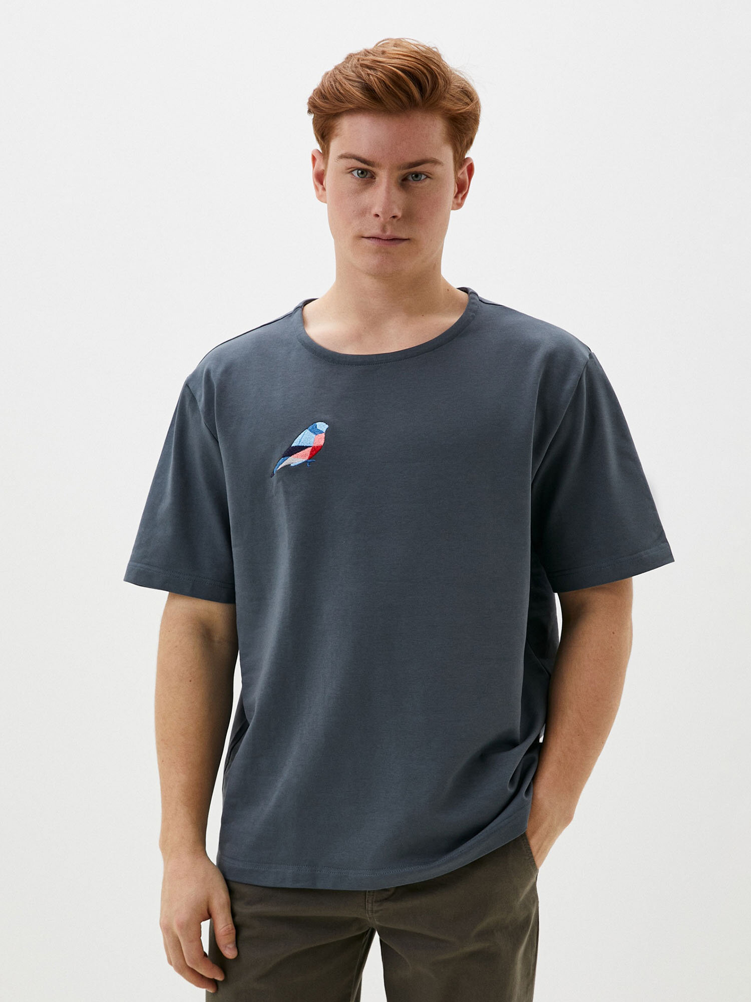 Футболка Берегите Птиц красный 