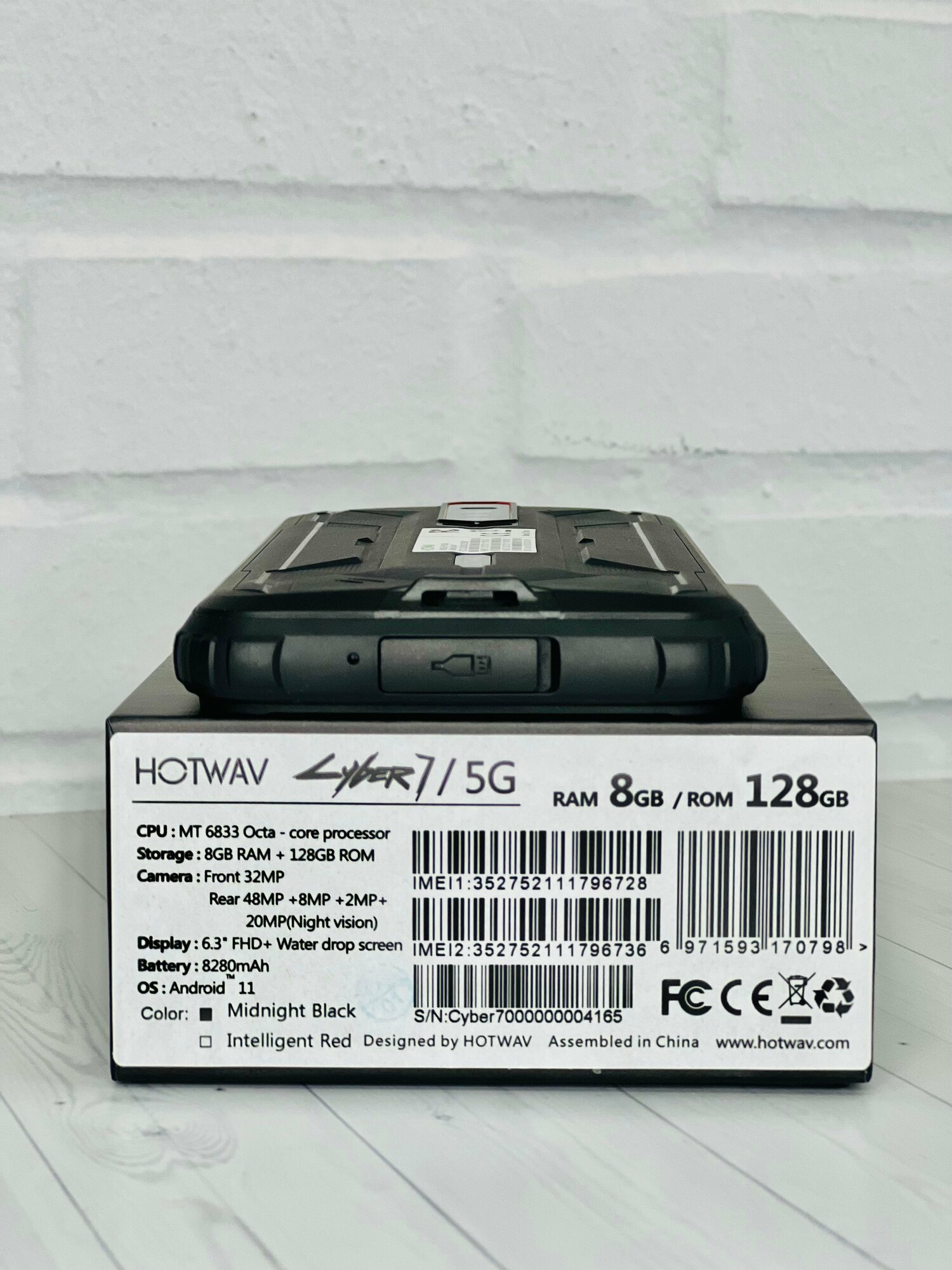 Смартфон HOTWAV Cyber 7 5G 8/128 ГБ, 2 SIM, черный