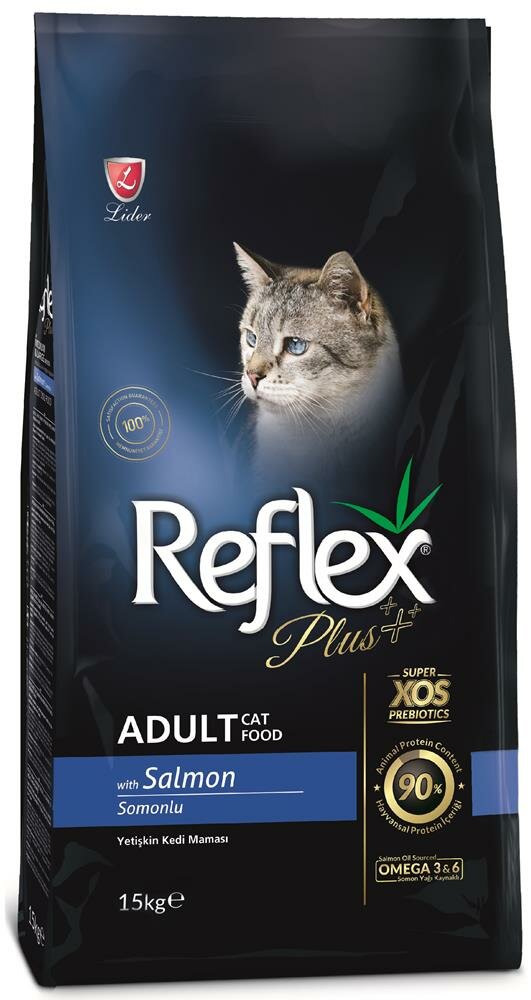 Reflex PLUS Adult Cat Food Salmon с лососем (1.5 кг)