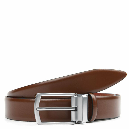 фото Ремень fabretti, размер 125, коричневый