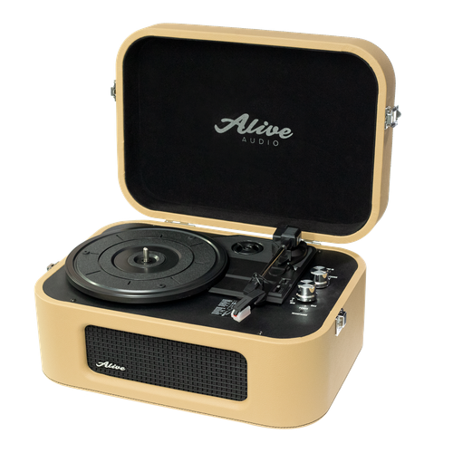 Виниловый проигрыватель Alive Audio STORIES Café Crème c Bluetooth