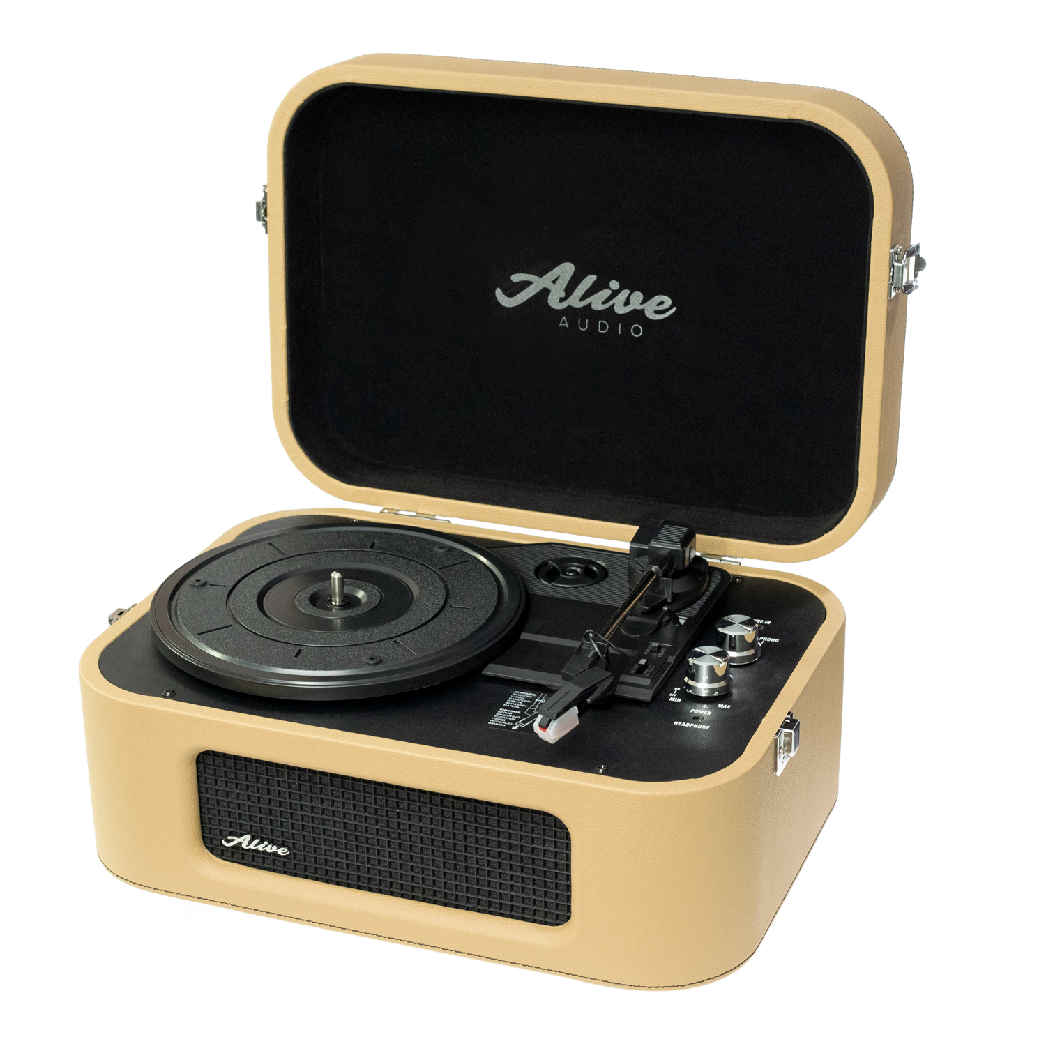 Виниловый проигрыватель Alive Audio STORIES Café Crème c Bluetooth