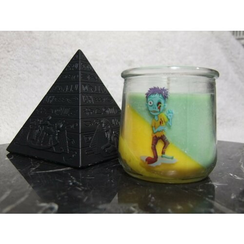 Свеча в банке декоративная 