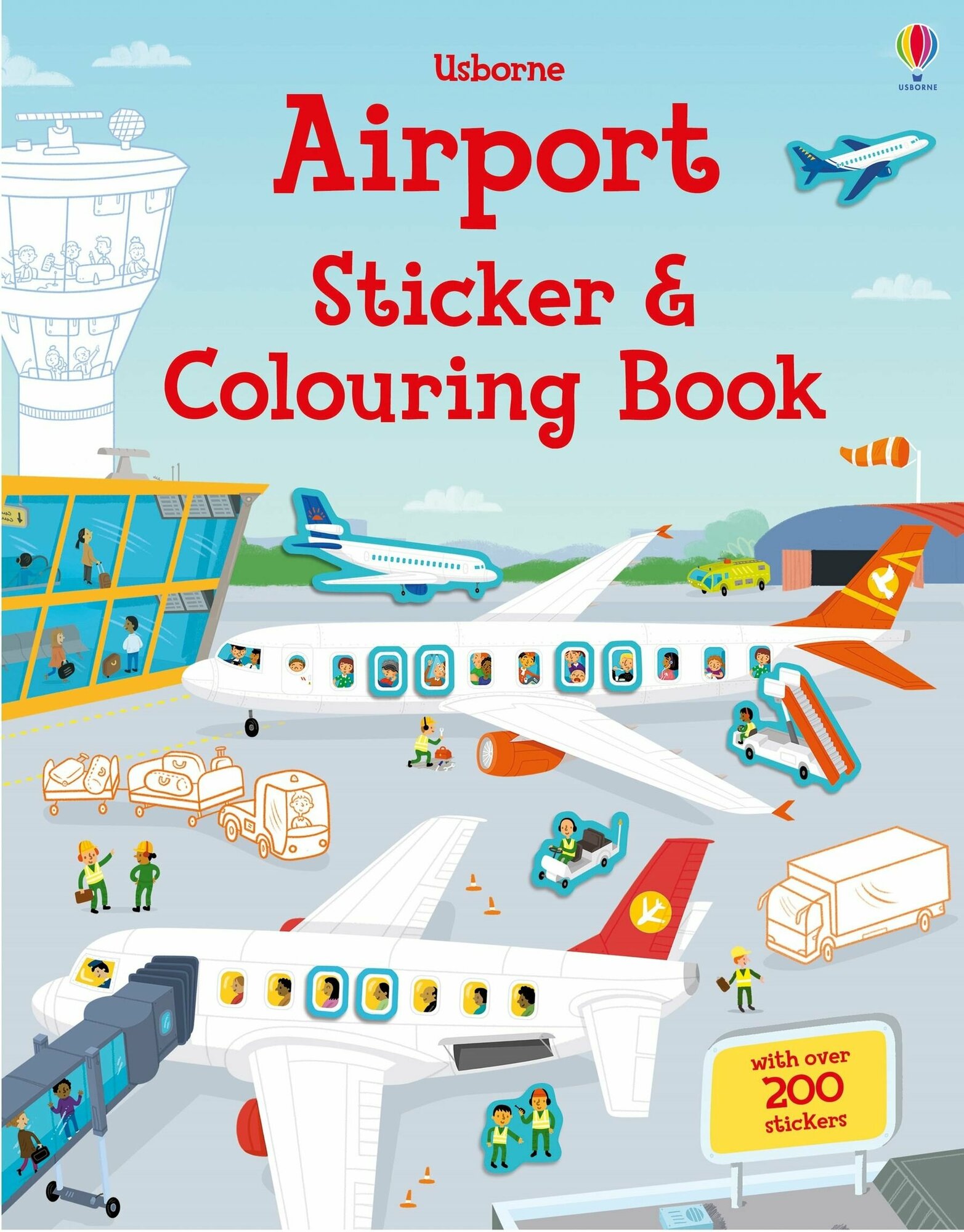 Airport Sticker and Colouring Book / Tudhope Simon / Книга на Английском