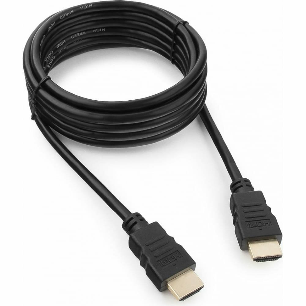 Кабель HDMI 3м Гарнизон GCC-HDMI-3М круглый черный - фото №14
