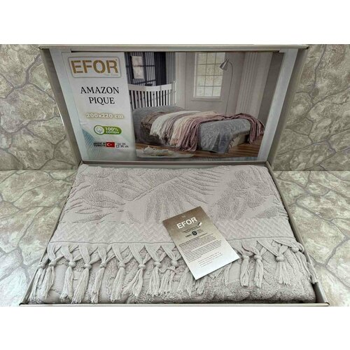 EFOR Покрывало Amazon цвет: серый (200х220 см)