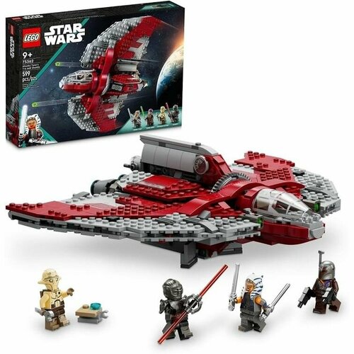 75362 Конструктор Lego Star Wars Ahsoka Tanos T-6 Jedi Shuttle Джедайский шаттл Т-6 Асоки Тано 601 дет. lego star wars шаттл джедаев т 6 асоки тано 75362