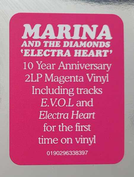 Marina Marina And The Diamonds - Electra Heart: Platinum Blonde Edition (limited, Colour, 2 LP) Atlantic - фото №3