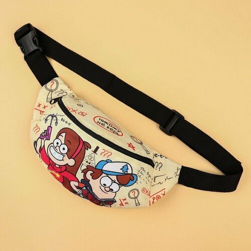 фото Сумка поясная disney, бежевый/черный