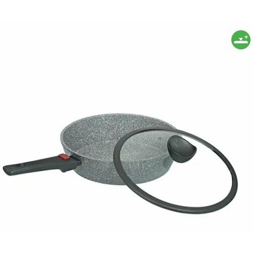 Сковорода, OneTwo Moonstone O3FP079, 24 см серый