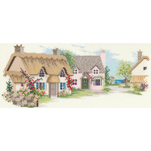 набор для вышивания blossom lane Набор для вышивания Derwentwater Designs Summer Lane, 34х14,5 см (ND. DD. LAN10)