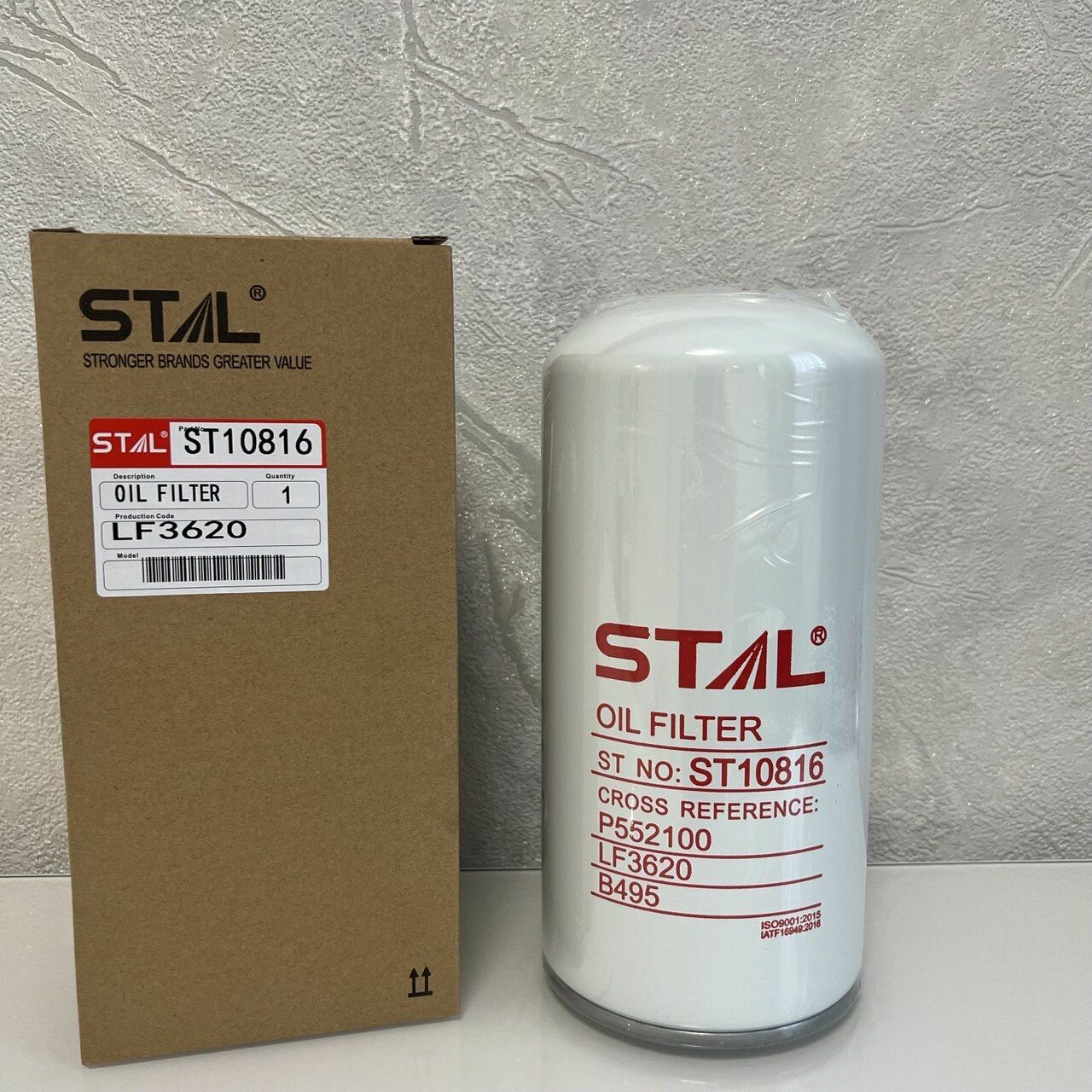 Фильтр масляный STAL ST10816 (P551016 P552100 LF3620 LF3671 C6520 C6537 C0029 23527033 23530573) — фото 3