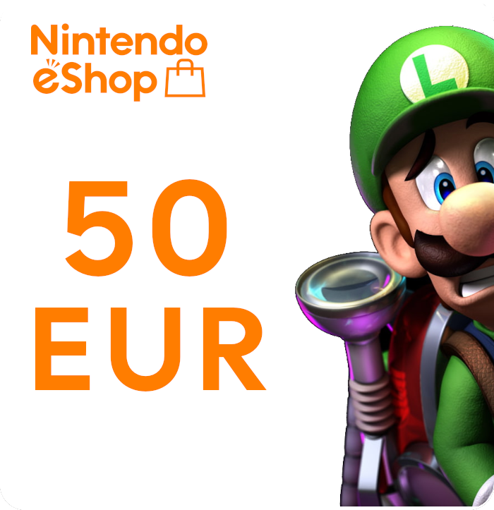 Пополнение счёта Nintendo eShop (Europe) на 50 EURO