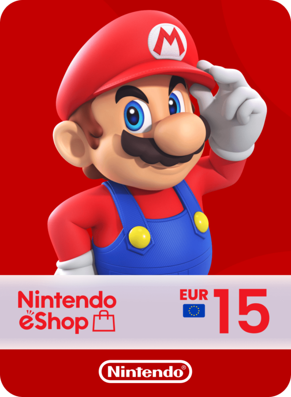 Карта пополнения Nintendo eShop 15 Euro, Европа (EU)