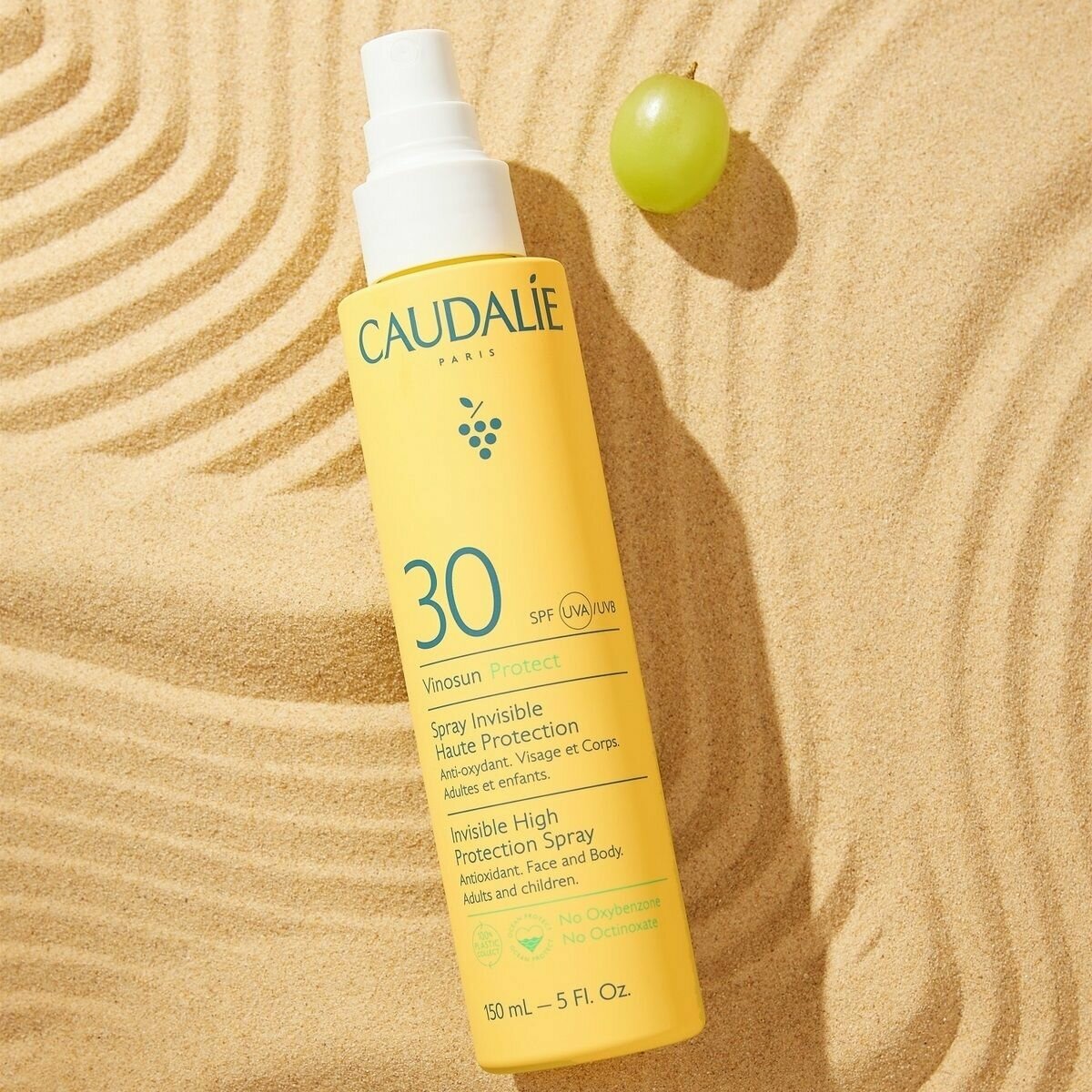 Изображение CAUDALIE Vinosun Солнцезащитное молочко-спрей для лица и тела SPF 30, 150 мл