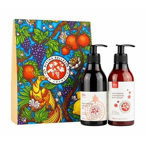 Набор для ухода за кожей тела DiVina Bellezza Shower GelBody Lotion Set 4237₽