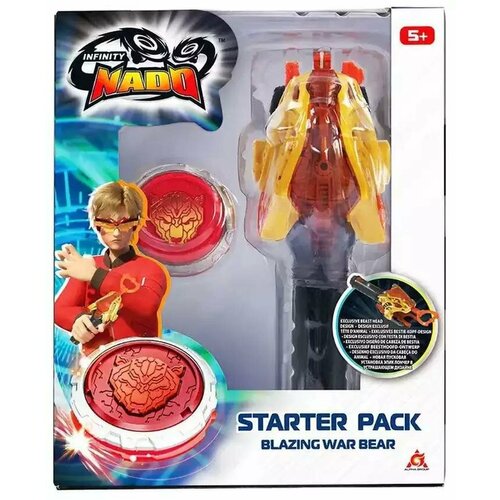 Инфинити Надо. Волчок Эпик Лончер Стартер Blazing Bear. TM Infinity Nado 40594
