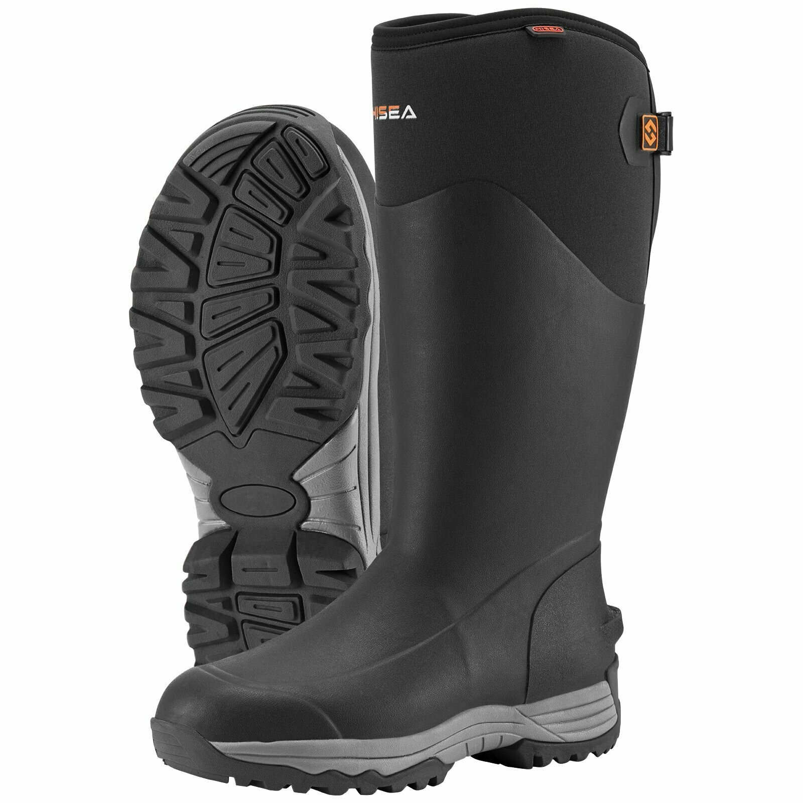 Сапоги мужские чёрные 43 — фото 1