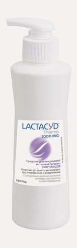 Изображение товара LACTACYD Гель для ежедневной интимной гигиены Lactacyd Pharma Soothing смягчающий, 250 мл