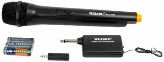 Беспроводной микрофон динамический Weisre 3308А, с приемником / радиомикрофон беспроводной