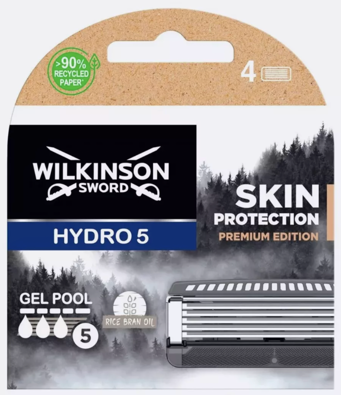 Сменные лезвия Wilkinson Sword Hydro 5 Skin Protection Premium Edition 4 шт.