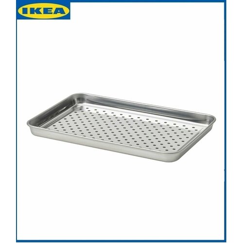 фото Противень для барбекю ikea grilltider, 30х20 см , нержавеющая сталь. икеа гриллтайдер