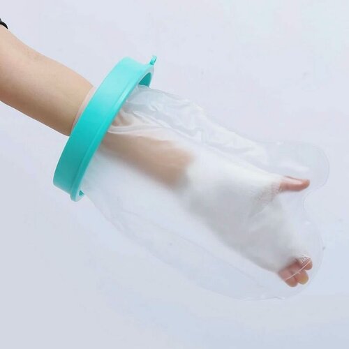 Изображение товара Чехол на руку для душа водонепроницаемый, многоразовая накидка на гипс, защита повязки от воды