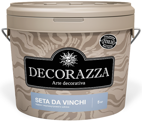 Decorazza Seta Da Vinci / Декораза Сета Да Винчи Декоративная штукатурка мокрый шёлк 1кг