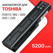 Аккумулятор для Toshiba PA3817U-1BRS / Satellite C660, C650, L500