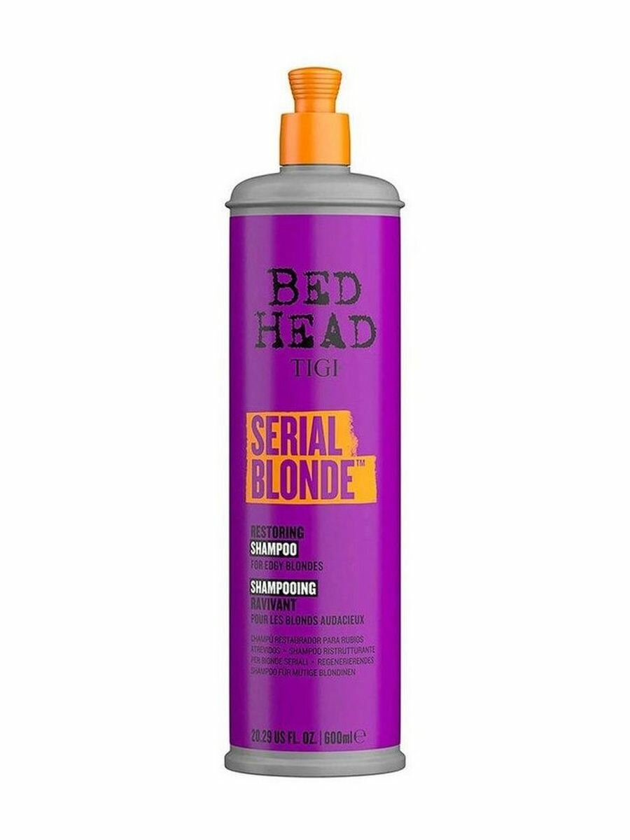 TIGI BED HEAD Serial Blonde Purple Toning Шампунь для блондинок (600 мл)
