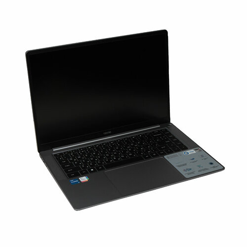 Ноутбук Tecno Megabook S1 16+512G WIN i5-12450H 15.6 Grey (Intel Core i5-12450H 3.3GHz/16384Mb/512Gb/Intel HD Graphics/Wi-Fi/Cam/15.6/Windows)