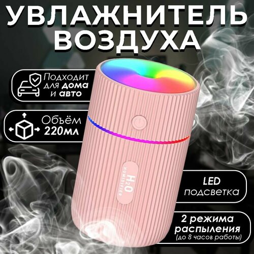 Увлажнитель воздуха Colorful Humidifer H2O розовый 99900₽