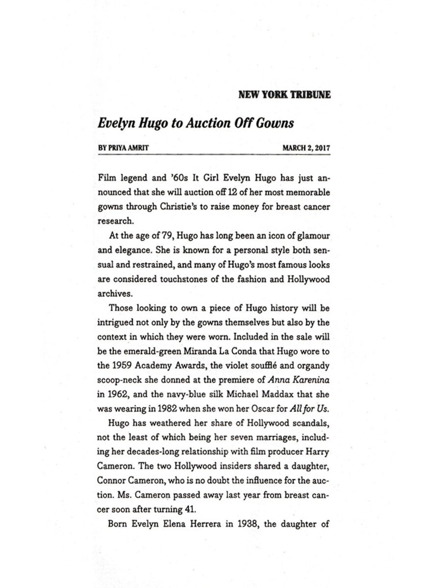 Книга Seven Husbands of Evelyn Hugo - фото №10
