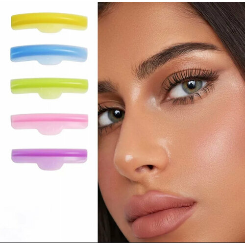 Валики для ресниц, набор 5 размеров (S, SS, M, L, LL)