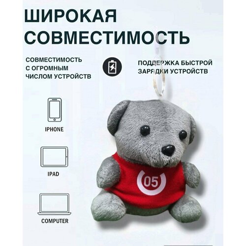 Серый мишка - внешний аккумулятор 2600mAh 125000₽