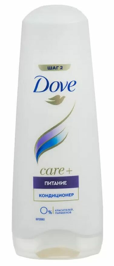 Dove Кондиционер для волос Care+ Питание, 200мл