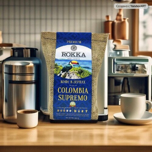 Кофе в зернах "Рокка" Колумбия Супремо 200 г