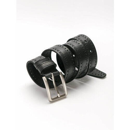 фото Ремень , размер 100, черный kira loft