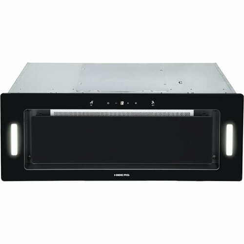 Вытяжка HIBERG VMF 8191 B полновстраиваемая сенсорное управление и жестами 3 скорости цвет черное стекло 1839000₽