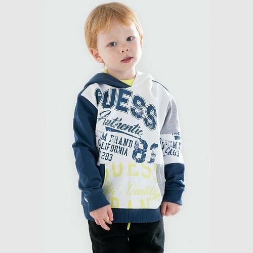 фото Худи guess, размер 6, серый, белый